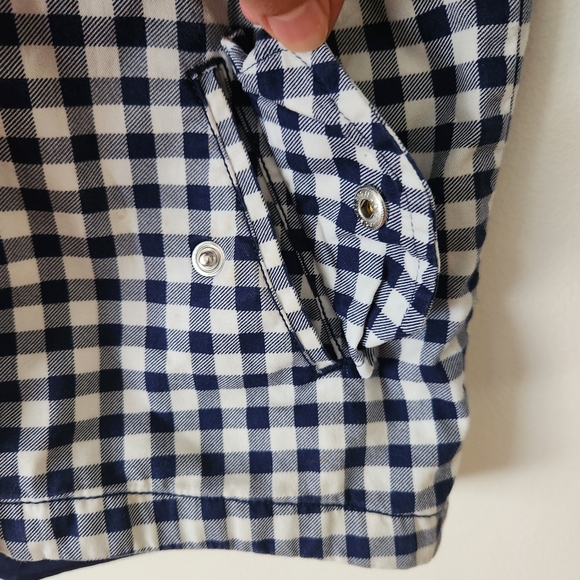 GYMBOREE Kids Girls Light Jacket Hoodie Zip Up Plaids Spring Size 7-8 - Picture 2 of 12